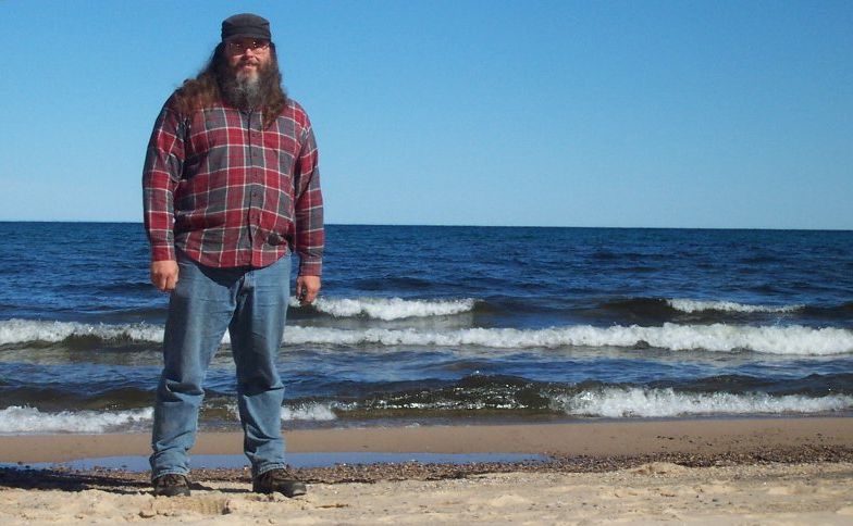 on Lake Superior beach