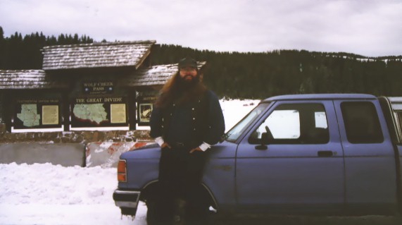 Charlie at top of Wolf Creek Pass