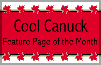Cool Canuck Award Featured Page of the Month
