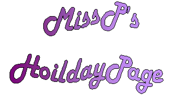 MissP's HolidayPage