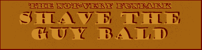 The Not-Very Funpark presents Shave the Guy Bald!