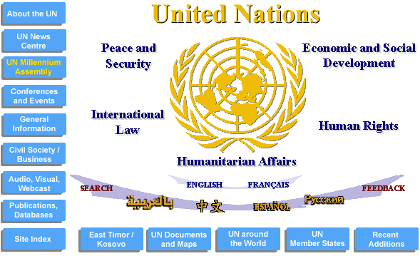 United Nations Home Page