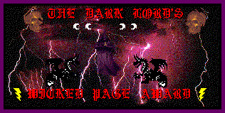 The Dark Lord's Wicked Page Award