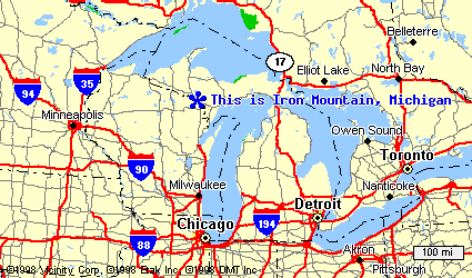 Mao of The Great Lakes Area