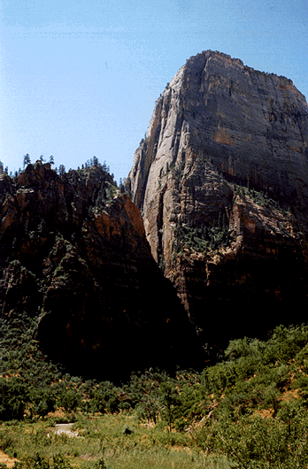 Great white Throne--Zions National Park--Springdale, Utah