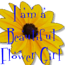 beautiful flower girl