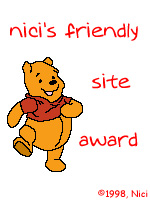 Nici's Friendly Site Award