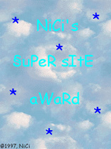 NiCi's uPeR sItE AwArD