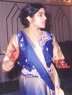 me dancing