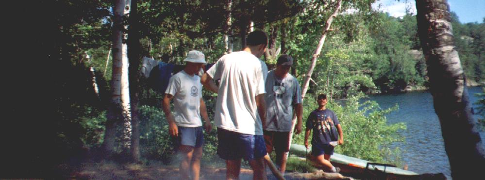 Doing something fun, camping!