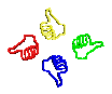Animated hands