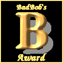 Badbob's coolness award