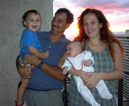 Fabio and Lucy have their hands full these days.