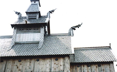 dragons on roof