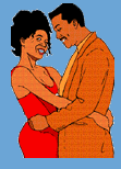 nubians embracing