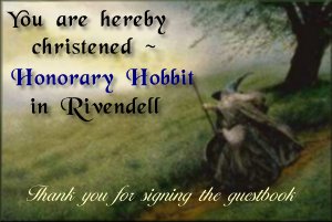 I Was Christened Honorary Hobbit in Rivendell!