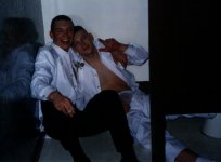 Gary and his groomsman