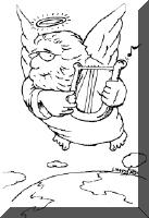 Comic of Jerry as Angel