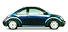 Blue New Beetle