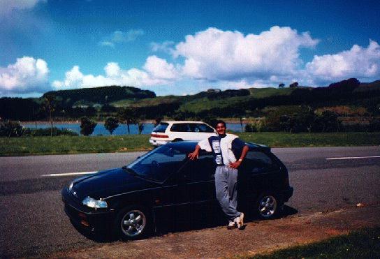 My Honda Civic Si - with cheesy grin