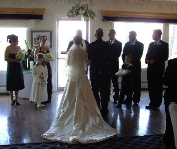 Bride Finally at the Altar