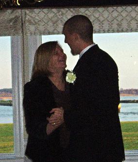 Groom dances with His Mom
