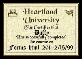 HTML 201 Forms