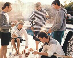 BSB doing what they love best...eating