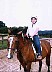 Lucky Girl has her own horse!