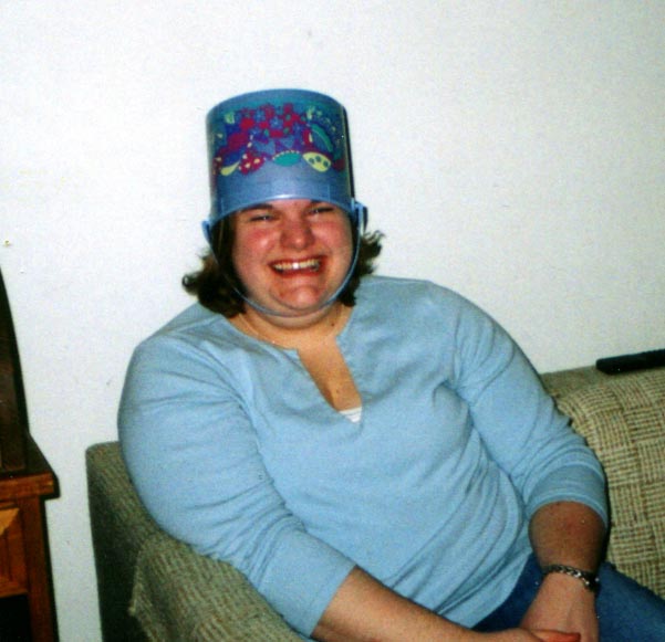 I have a Bucket Head! LOL