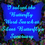 I Solved the Butterfly Word Search