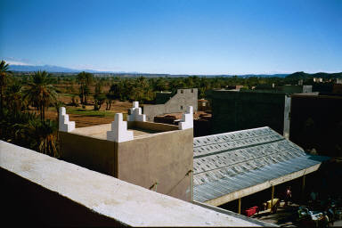 View from hotel La Vallee in Ouarzazate