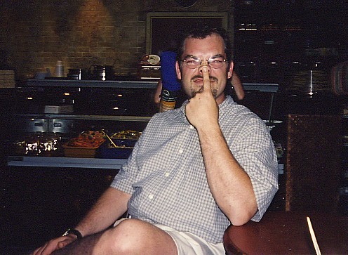 Glenn in a standard pose :)
