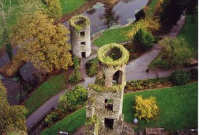View from the top of Blarney Castle, County Cork