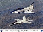 x-31 with f-18 chase