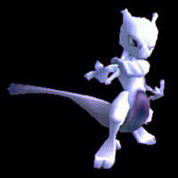 Mewtwo looks awesome on Pokemon Stadium!