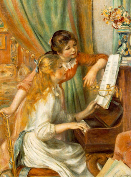 Juenes filles au piano