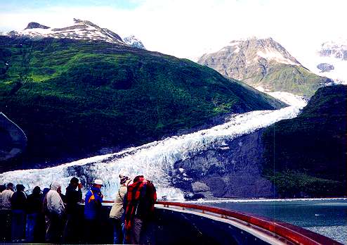 Glacial ice flow