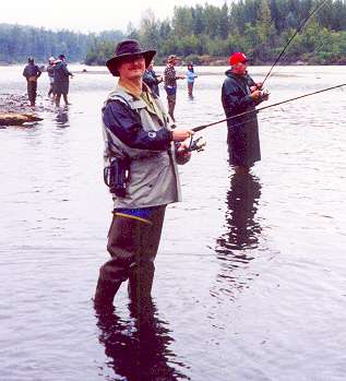 Steve salmon fishing