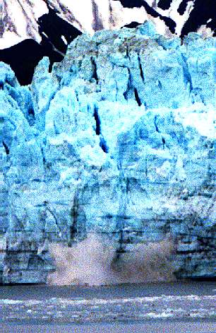 Hubbard Glacier calving