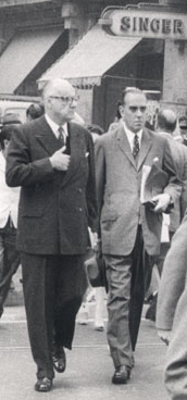 Don Hugo Rosende Subiabre y el Presidente Jorge Alessandri, 1962