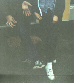 Alonza and I with Adidas