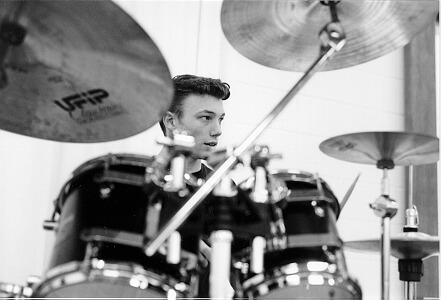 Jol at the drums