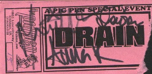 Drain ticket