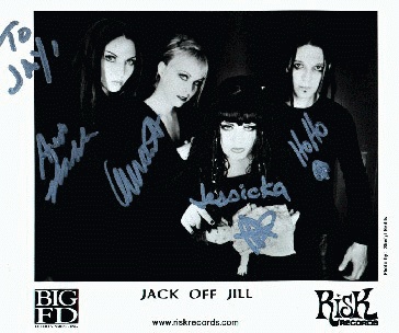 Jack Off Jill Autographed 8x10