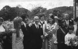 at Mike McCartney's wedding