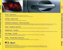 MTV2 Spankin' New Music 2002 Sampler! back cover