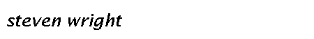 steven wright