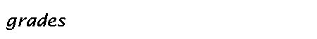 grades