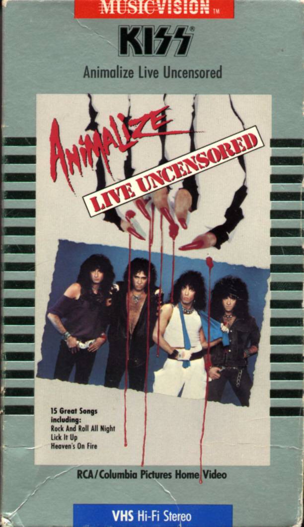 KISS Animalize Live Uncensored Video Cover